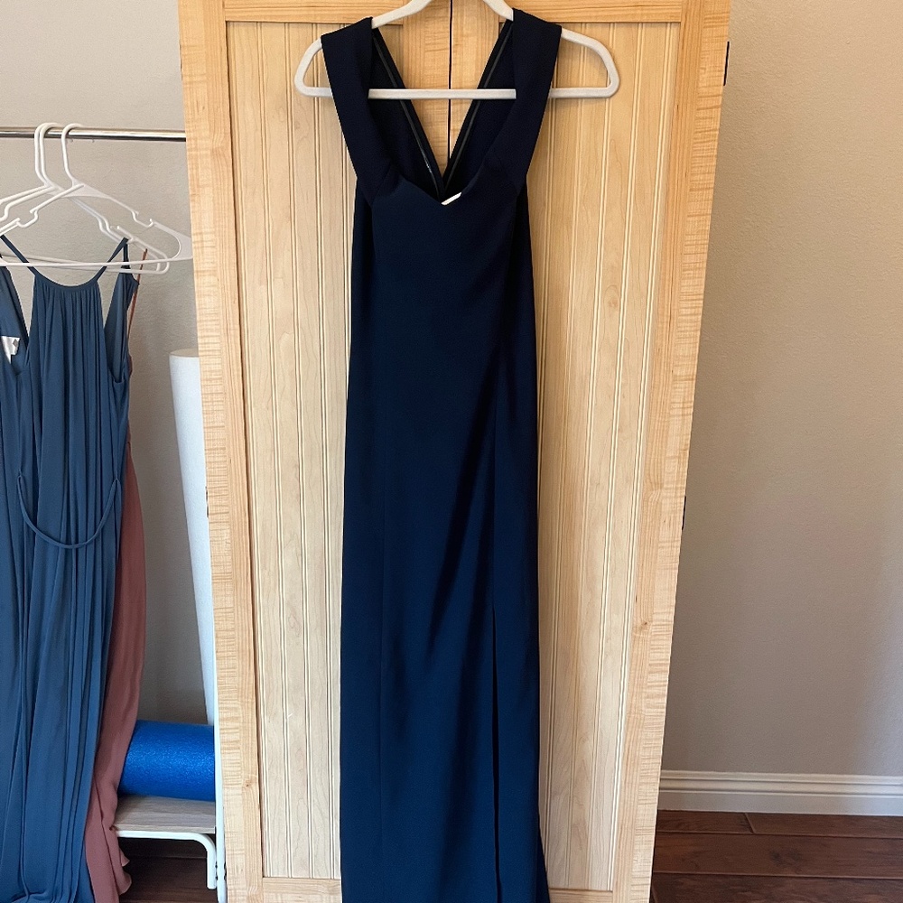 Dessy Collection Vivian Diamond Floor-length Elegant Dress